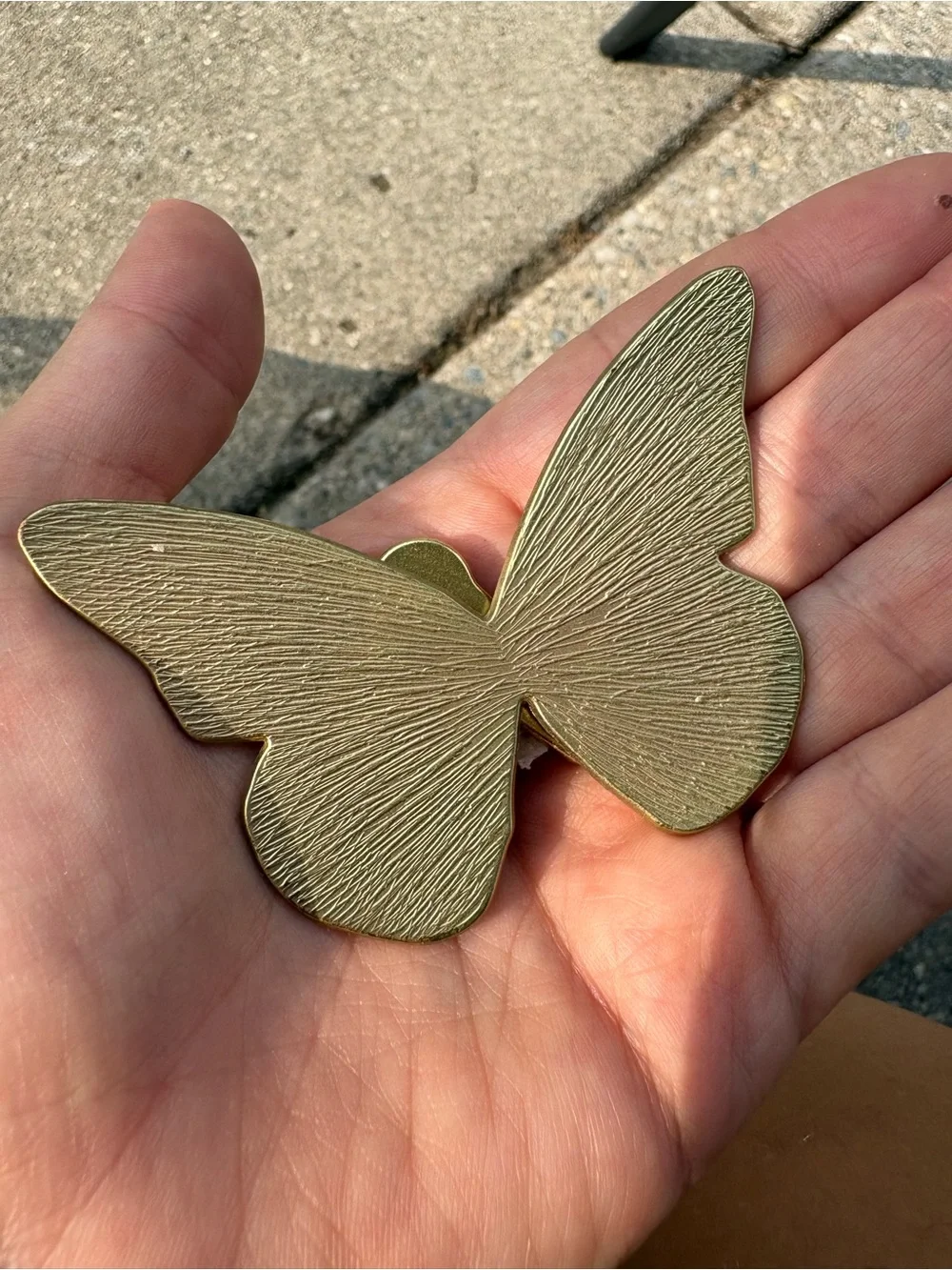 Vintage Neiman Marcus Gold Butterfly Brooch Pin - Elegant Women's Accessory